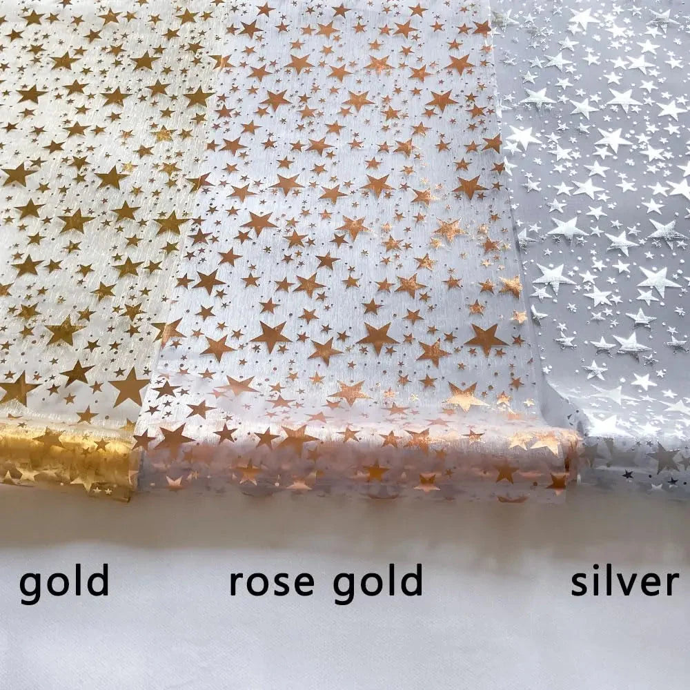 Comparatif des coloris : étoiles or, rose gold et argent