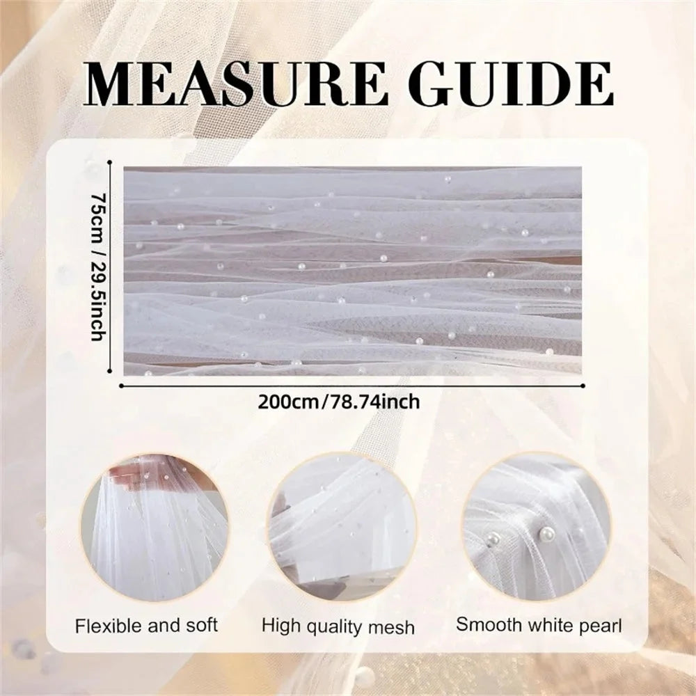 Guide des dimensions du chemin de table en tulle perlé